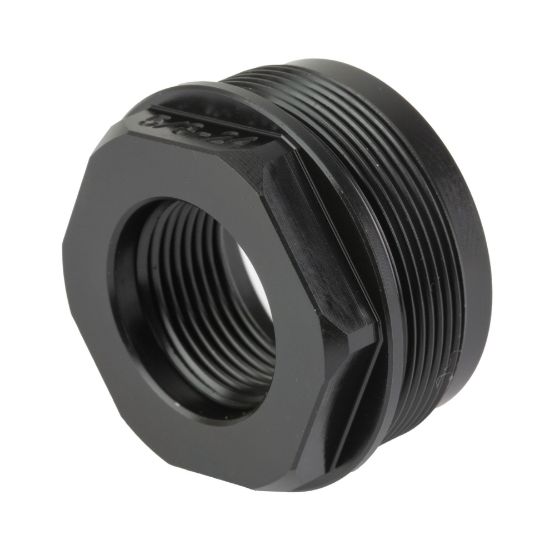 HUXWRX Safety Co., Direct Thread Adapter, 5/8X24 Threads, Fits HUXWRX RAD 9/RAD 45, Matte Finish, Black, 706433763351, HUX-1985, RTG PARTS