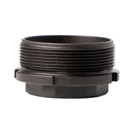 HUXWRX Safety Co., HUB Mini Stiction Lock Adapter, 9MM, 1/2X28 Threads, Adapter, Matte Finish, Black, Fits Stiction Lock Comp, 810176430071, HUX-2643, RTG PARTS