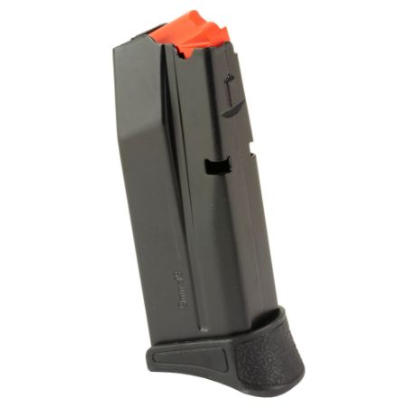 HK VP9CC 10rd Finger Extension Magazine, Heckler & Koch, 9MM, 10 Rounds, Finger Rest Baseplate, Fits HK VP9CC, Black, 642230277274, HKK-50259192, RTG Parts