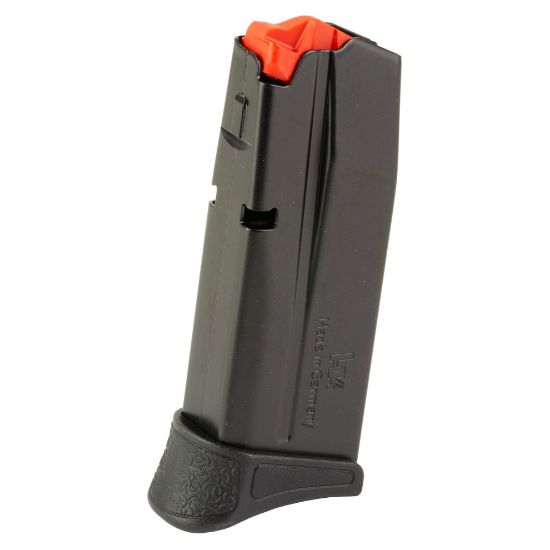 HK VP9CC 10rd Finger Extension Magazine, Heckler & Koch, 9MM, 10 Rounds, Finger Rest Baseplate, Fits HK VP9CC, Black, 642230277274, HKK-50259192, RTG Parts