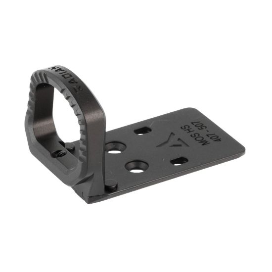 Radian Weapons, Guardian, Holosun 407/507 Optic Guard Mount, Fits Glock MOS, Anodized Finish, Black, RAD-H0001, 810098420334, RTG Parts