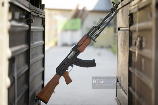 Zastava, M72 RPK, Semi-automatic, 7.62X39, 21" Ribbed Barrel, Matte Finish, Black, Factory Bipod, Wood Furniture, 669185296075, FFL-ZASTAVA-ZR72762W-COMBO, RTG Parts
