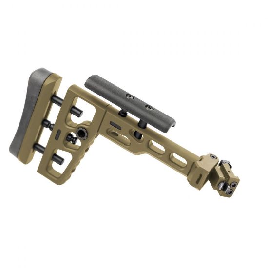 SAMSON S.A.S. K, Tactical Folding Stock, FDE, Adjustable Cheek Piece, Adjustable Length of Pull, 1913 Folding Stock Adapter, SAM-04-06170-32, 840478600247, RTG Parts