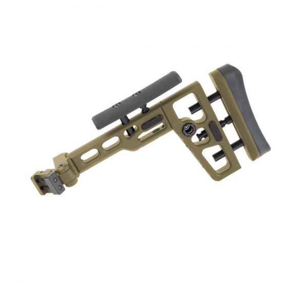 SAMSON S.A.S. K, Tactical Folding Stock, FDE, Adjustable Cheek Piece, Adjustable Length of Pull, 1913 Folding Stock Adapter, SAM-04-06170-32, 840478600247, RTG Parts