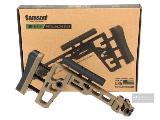 Picture of SAMSON S.A.S. K TACTICAL FOLDING STOCK WITH 1913 FOLDING ADAPTER, FDE