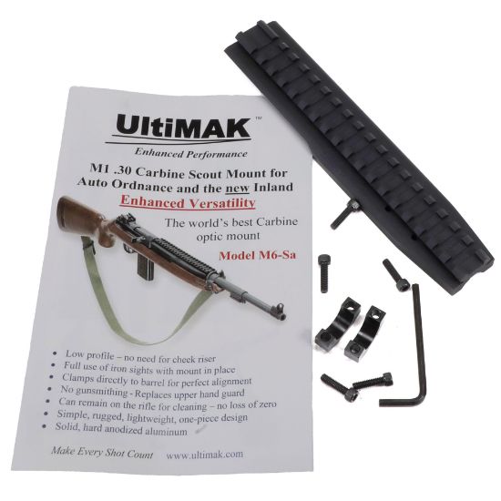 Picture of ULTIMAK M6-SA M1 CARBINE SCOUT MOUNT, AO & INLAND SPEC SPEC, PICATINNY