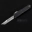 Picture of MICROTECH UTX-70 HELLHOUND GEN IV  OTF AUTO KNIFE, BLACK, 2.5" M390, STONEWASH, 14194-10S