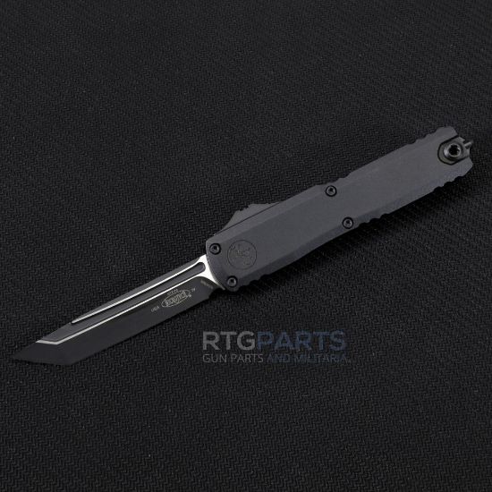 Picture of MICROTECH UTX-70 GEN IV T/E OTF AUTO KNIFE, TACTICAL BLACK, 2.5" M390 TANTO, 11494-1T
