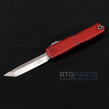 Picture of MICROTECH UTX-70 GEN IV T/E OTF AUTO KNIFE, RED, 2.5" M390 TANTO, 11494-10RD
