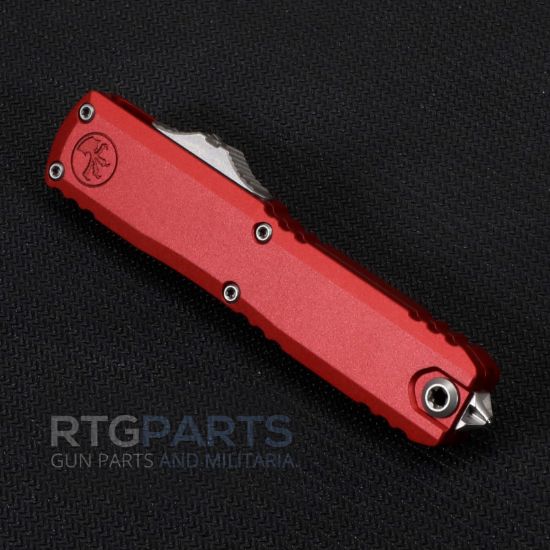 Picture of MICROTECH UTX-70 GEN IV T/E OTF AUTO KNIFE, RED, 2.5" M390 TANTO, 11494-10RD
