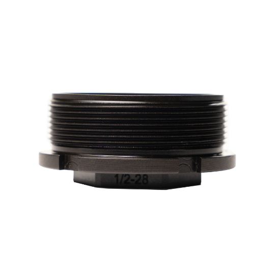 HUXWRX Safety Co., HUB Direct Thread Adapter, 1/2x28 Threads, Matte Finish, Black, Compatible with HUB Pattern Suppressors, 706433764037, HUX-2311, RTG PARTS