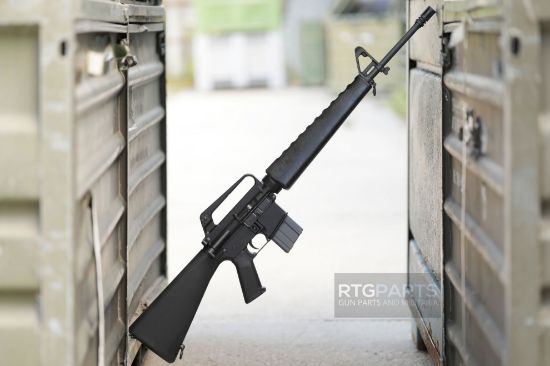 Harrington & Richardson, M16A1, Semi-automatic, AR, 5.56 NATO, 20" Threaded Barrel, 1/2X28 Thread Pitch, Anodized Finish, Black, A1 Pistol Grip, Fixed Stock, Carry Handle Iron Sights, 20 Rounds, 1 Magazine,810141220935, FFL-HR51655139751, RTG Parts