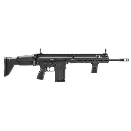 FN America, SCAR 17S, Semi-automatic Rifle, 308 Winchester/7.62 NATO, 16.25" Barrel, Black, Adjustable Stock, M-LOK Rail System, 20 Rounds, Includes Vertical Foregrip, Piston Removal Tool, and Soft Case with Modular Inserts, 845737019723, FFL-FN-38-102017-100, RTG Parts