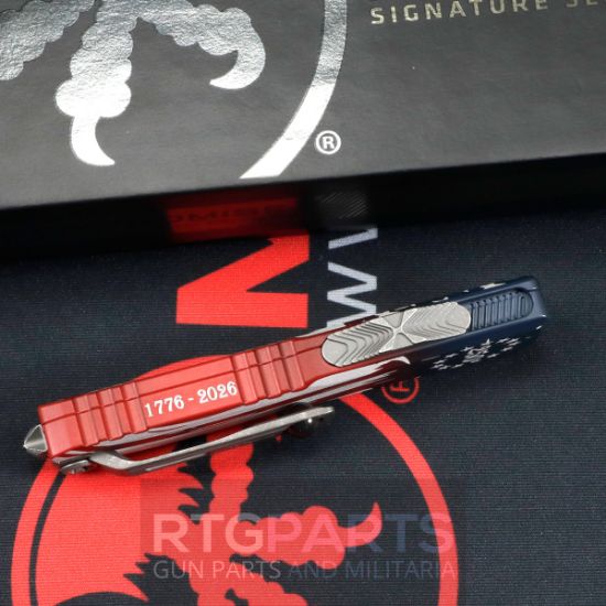 Picture of MICROTECH UTX-85 GEN IV S/E 4TH OF JULY 250TH, 3.125" M390, APOCALYPTIC, 12314-10APS-4J250