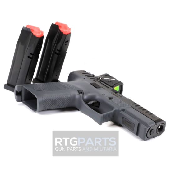 Picture of CZ P-10 C PORTED AIMPOINT COA 4" 9MM 15RD BLK 91582