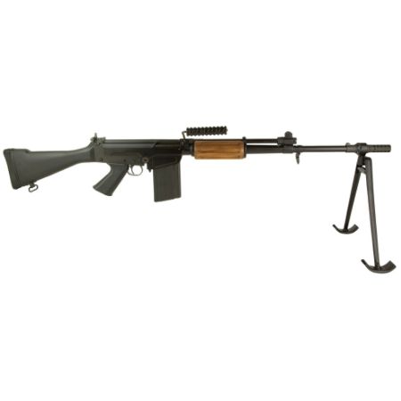 DS Arms, SA58 FALO, Semi-automatic Rifle, 7.62 NATO, 21" FALO Heavy Barrel, Matte Finish, Black, Fixed Synthetic Stock, Carry Handle, Folding Bipod, 20 Rounds, 1 Magazine, FFL-DSA-SA5821-5041-A, RTG Parts