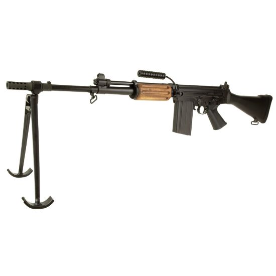 DS Arms, SA58 FALO, Semi-automatic Rifle, 7.62 NATO, 21" FALO Heavy Barrel, Matte Finish, Black, Fixed Synthetic Stock, Carry Handle, Folding Bipod, 20 Rounds, 1 Magazine, FFL-DSA-SA5821-5041-A, RTG Parts