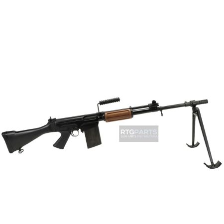 DS Arms, SA58 FALO, Semi-automatic Rifle, 7.62 NATO, 21" FALO Heavy Barrel, Matte Finish, Black, Fixed Synthetic Stock, Carry Handle, Folding Bipod, 20 Rounds, 1 Magazine, FFL-DSA-SA5821-5041-A, RTG Parts