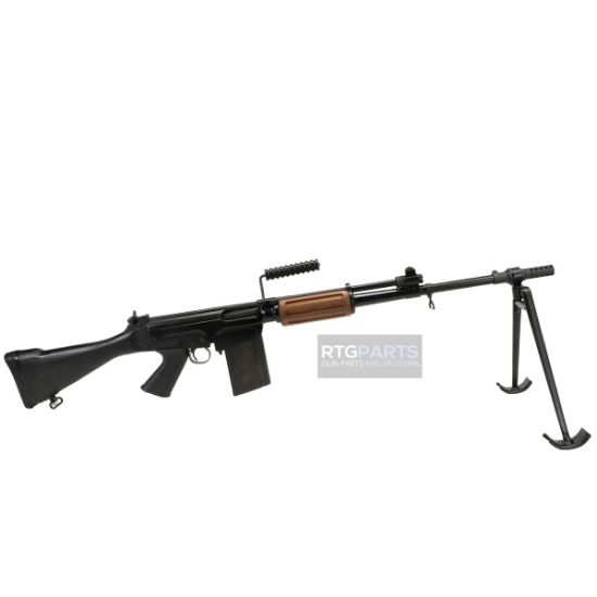 DS Arms, SA58 FALO, Semi-automatic Rifle, 7.62 NATO, 21" FALO Heavy Barrel, Matte Finish, Black, Fixed Synthetic Stock, Carry Handle, Folding Bipod, 20 Rounds, 1 Magazine, FFL-DSA-SA5821-5041-A, RTG Parts