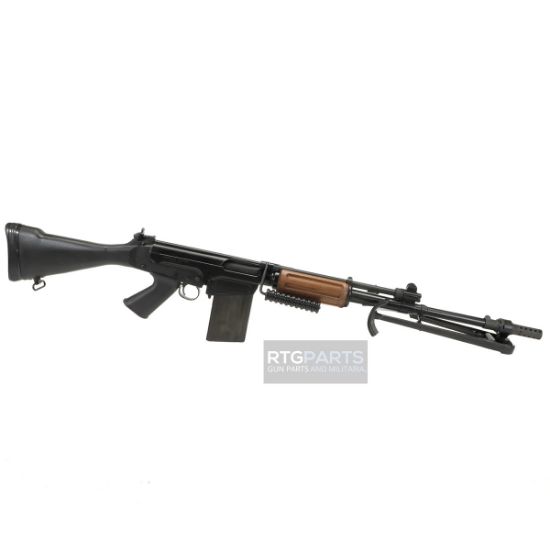 DS Arms, SA58 FALO, Semi-automatic Rifle, 7.62 NATO, 21" FALO Heavy Barrel, Matte Finish, Black, Fixed Synthetic Stock, Carry Handle, Folding Bipod, 20 Rounds, 1 Magazine, FFL-DSA-SA5821-5041-A, RTG Parts