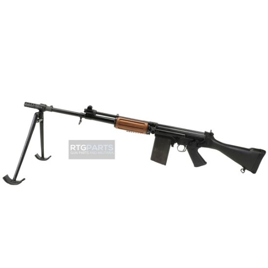 DS Arms, SA58 FALO, Semi-automatic Rifle, 7.62 NATO, 21" FALO Heavy Barrel, Matte Finish, Black, Fixed Synthetic Stock, Carry Handle, Folding Bipod, 20 Rounds, 1 Magazine, FFL-DSA-SA5821-5041-A, RTG Parts