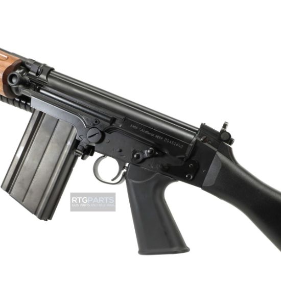 DS Arms, SA58 FALO, Semi-automatic Rifle, 7.62 NATO, 21" FALO Heavy Barrel, Matte Finish, Black, Fixed Synthetic Stock, Carry Handle, Folding Bipod, 20 Rounds, 1 Magazine, FFL-DSA-SA5821-5041-A, RTG Parts