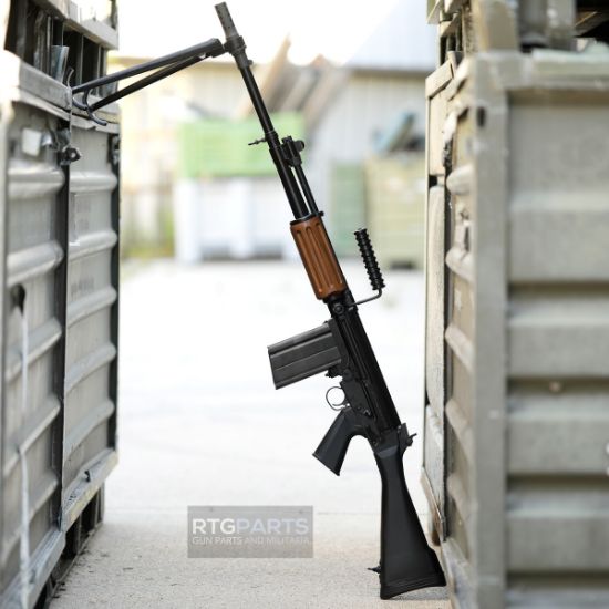 DS Arms, SA58 FALO, Semi-automatic Rifle, 7.62 NATO, 21" FALO Heavy Barrel, Matte Finish, Black, Fixed Synthetic Stock, Carry Handle, Folding Bipod, 20 Rounds, 1 Magazine, FFL-DSA-SA5821-5041-A, RTG Parts
