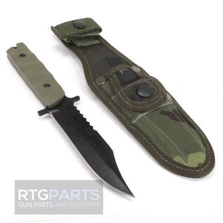 Picture of CZECH REPRO FIGHTING KNIFE W/ ORIGINAL CAMO SHEATH