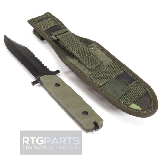 Picture of CZECH REPRO FIGHTING KNIFE W/ ORIGINAL CAMO SHEATH