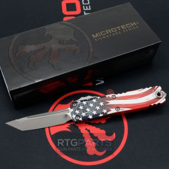 Picture of MICROTECH UTX-85 GEN IV T/E 4TH OF JULY 250TH, 3.125" M390, APOCALYPTIC, 12334-10APS-4J250
