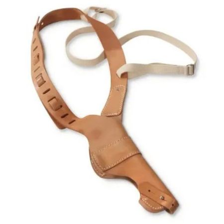 Italian, Shoulder Holster, Tan/Brown Leather, Military Surplus, New Old Stock, ALT-ITL-SH, RTG Parts