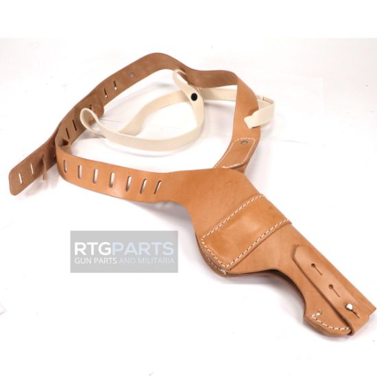 Picture of ITALIAN BROWN LEATHER SHOULDER HOLSTER NOS