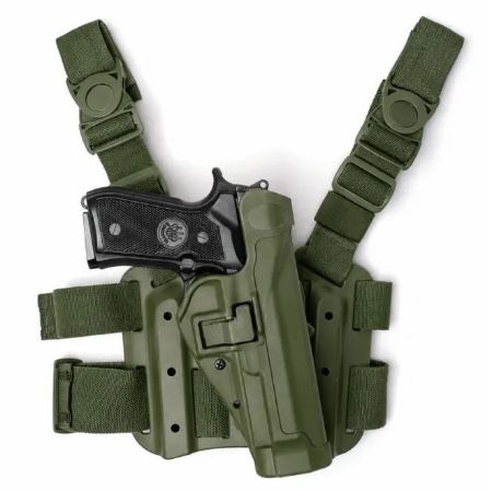 USGI Surplus, Blackhawk Serpa Level 2 TAC, Fits Beretta 92 Kit, OD Green, Right Hand, New Condition, PLT-BD-2-ODG, RTG Parts