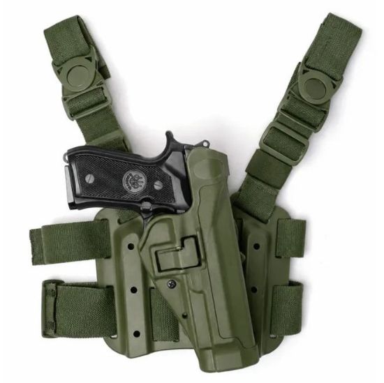 USGI Surplus, Blackhawk Serpa Level 2 TAC, Fits Beretta 92 Kit, OD Green, Right Hand, New Condition, PLT-BD-2-ODG, RTG Parts