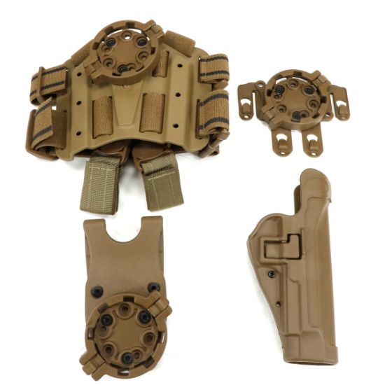 USMC Surplus, Blackhawk Serpa TAC, Fits Beretta 92 Kit, Right Hand, Coyote, New Old Stock Condition, PLT-BD-1B, RTG Parts