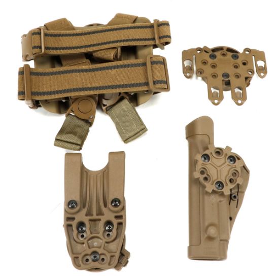 USMC Surplus, Blackhawk Serpa TAC, Fits Beretta 92 Kit, Right Hand, Coyote, New Old Stock Condition, PLT-BD-1B, RTG Parts