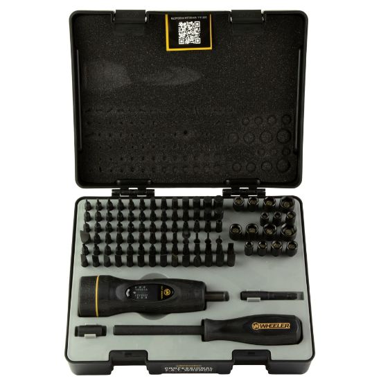 Wheeler, FAT Wrench Driver Set, Includes FAT Wrench, Bit Driver, 98 Bits and Case, Black, 661120747000, WH-4001004, RTG PARTS