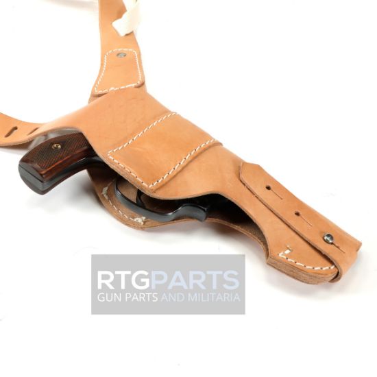 Picture of ITALIAN BROWN LEATHER SHOULDER HOLSTER NOS