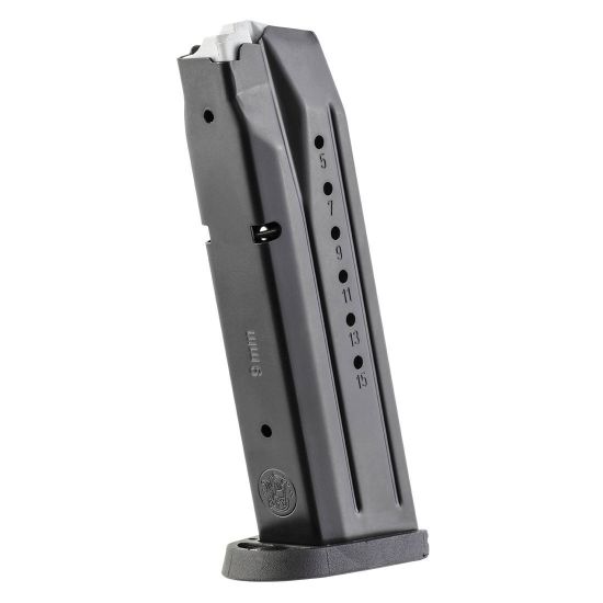 Smith & Wesson M&P 9mm 15rd Magazine New, Original S&W, 022188866018, Also Fits M2.0, S&W, SAW-3000247, RTG Parts