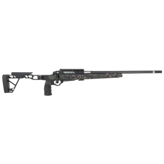 Seekins Precision, Element Hunter, Bolt Action Rifle, 308 Winchester, 20" Carbon Fiber Barrel, 1:11.5 Twist, Threaded 5/8X24 with Hunter Muzzle Brake, Anodized Finish, Black, Seekins Precision Havak Hunter Chassis, Woodland Shadow, TriggerTech Trigger, 1 Magazines, 3 Rounds, 811452024960, FFL-SEEKINS-0011710401-F, RTG Parts
