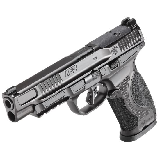 Smith & Wesson, M&P M2.0 Metal Heavy Duty, Semi-automatic, Striker Fired, Full Size, 9MM, 5" Barrel, Armornite Finish, Black, Front Night Sight, Black Rear Sight, Optics Ready, Two 17rd Magazines, 022188904888, FFL-SW-14670, RTG Parts