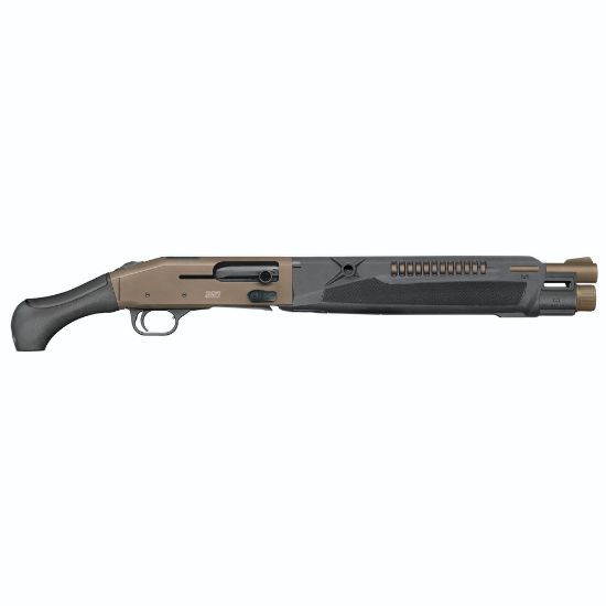 Mossberg, 990 Aftershock SPX 14.5" 5rd FDE, Pistol-Grip Shotgun, Semi-Automatic, 12 Gauge, 3" Chamber, 14.375" Barrel, Integrated Heat Shield, Fixed Choke, Flat Dark Earth, AfterShock Grip, Winged Front Fiber Optic, Optic-Ready with Shield RMSc Footprint, 5 Rounds, 015813830119, FFL-MOSSBERG-83011, RTG Parts