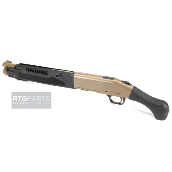 	Mossberg, 990 Aftershock SPX 14.5" 5rd FDE, Pistol-Grip Shotgun, Semi-Automatic, 12 Gauge, 3" Chamber, 14.375" Barrel, Integrated Heat Shield, Fixed Choke, Flat Dark Earth, AfterShock Grip, Winged Front Fiber Optic, Optic-Ready with Shield RMSc Footprint, 5 Rounds, 015813830119, FFL-MOSSBERG-83011, RTG Parts