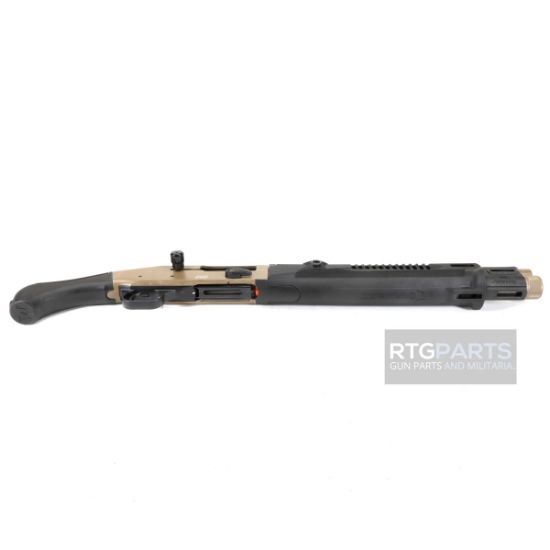 	Mossberg, 990 Aftershock SPX 14.5" 5rd FDE, Pistol-Grip Shotgun, Semi-Automatic, 12 Gauge, 3" Chamber, 14.375" Barrel, Integrated Heat Shield, Fixed Choke, Flat Dark Earth, AfterShock Grip, Winged Front Fiber Optic, Optic-Ready with Shield RMSc Footprint, 5 Rounds, 015813830119, FFL-MOSSBERG-83011, RTG Parts