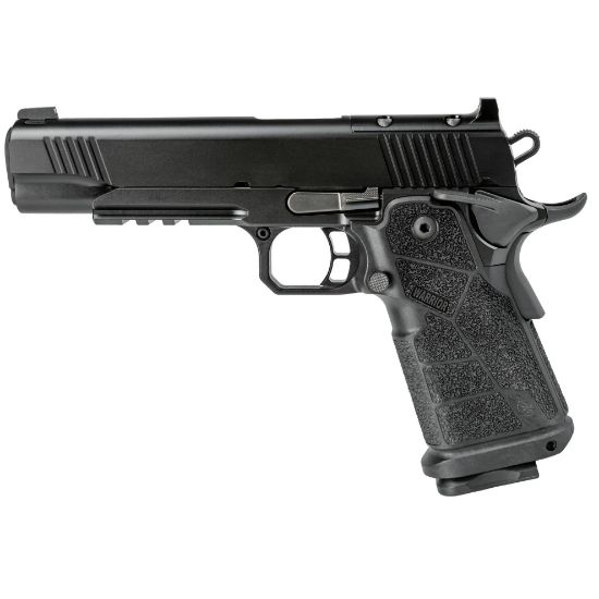 Kimber America, DS Warrior, Semi-automatic, 1911, Metal Frame Pistol, Full Size, 45ACP, 5" Bushing Barrel with Deep Crown, Kimpro Finish, Black, Carbon Fiber Grips, Tritium Front Sight, Optics Ready, Includes C&H RMR Optic Mount, Ambidextrous Thumb Safety, 13 Rounds, 2 Magazines, 669278363004, FFL-KIMBER-3600300, RTG Parts