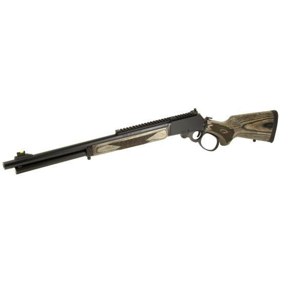Marlin Firearms, 1895 Guide Gun, Large Loop, Lever Action Rifle, 45-70 Government, 19.10" Threaded Barrel, 11/16X24 Thread Pitch, Satin Blued, Gray/Brown Laminate Stock and Forend, Ghost Ring Rear Sight, Tritium Fiber Optic Front Sight, Crossbolt Safety, 6 Round Tubular Magazine, 736676704798, FFL-MARLIN-70479, RTG Parts