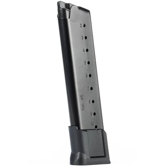 Mecgar, Magazine, 45ACP, 10 Rounds, Anti Friction Mag, Fits 1911, Blued Finish, Government, Commander, Mec-Gar, 765595112056, MEC-MGCG4510A, RTG Parts