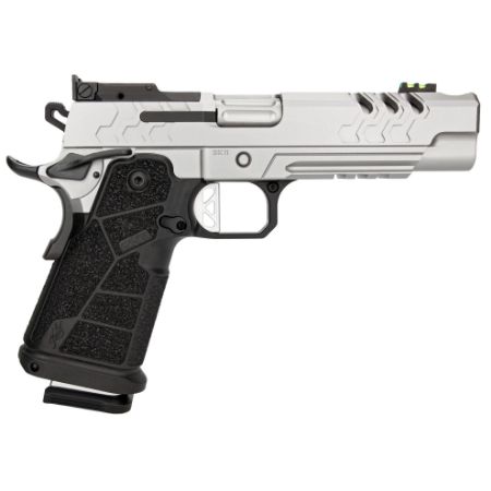 Kimber America, 2K11 Comp, Semi-automatic, 1911, Metal Frame Pistol, Full Size, 9MM, 5" Bull Barrel, Matte Finish, Stainless Steel, Integrated Compensator, Black Carbon Fiber Grips, Fiber Optic Front Sight with Adjustable Rear Sight, Optics Ready, RMR Footprint, Ambidextrous Thumb Safety, (2)-20 Round Magazines and (1)-17 Round Magazine, 669278350806, FFL-KIMBER-3500080, RTG Parts