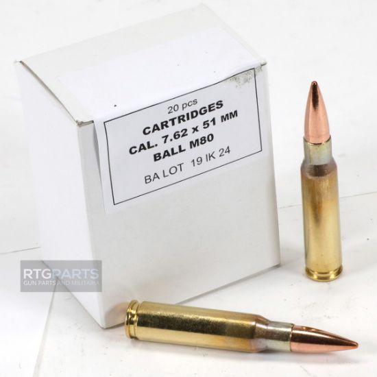 Picture of IGMAN M80 7.62 NATO 147GR FMJ, 20RD BOX 