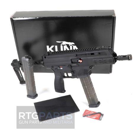 Springfield, Kuna, Semi-automatic Pistol, 40S&W, 6.125" Threaded Barrel, Roller Delayed, M-LOK Handguard, Strike Industries FSA Pistol Brace, Anodized Finish, Black, Two 30rd Magazines, 706397988975, FFL-SPRINGFIELD-KN90640B-FSA, RTG Parts